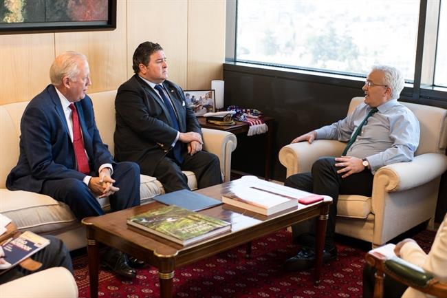 Thomas A. Shannon, Duke Buchan e Ildefonso Castro | MINISTERIO DE ASUNTOS EXTERIORES Y DE COOPERACIÓN ep thomas a shannon duke buchan e ildefonso castro