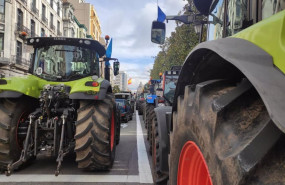 ep tractorada en oviedo tractores protesta ganadera y agricola