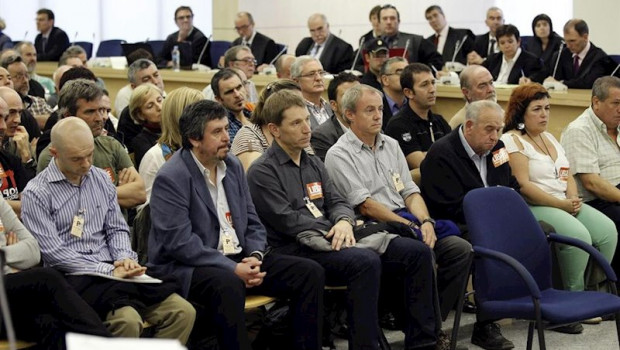 ep vista general de la sala de la audiencia nacional donde se celebro el juicio sobre la supuesta