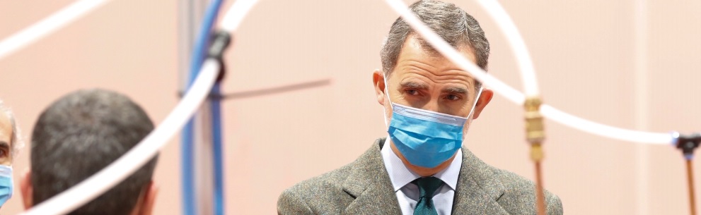 Spain's King Philip VI | Casa Real rey felipe ifema coronavirus portada