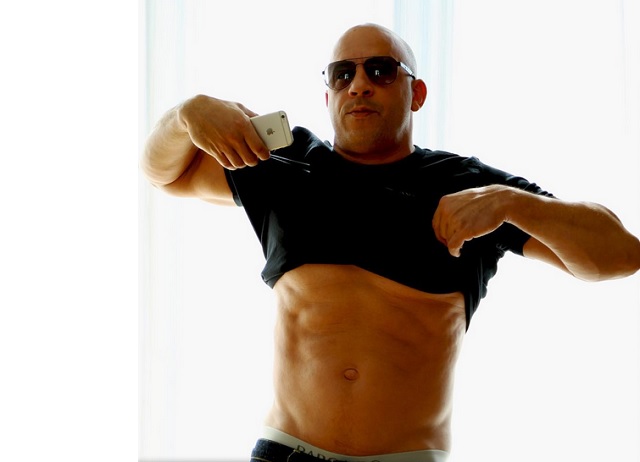 vin diesel abdominales
