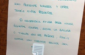 ep comunidades de propietarios apoyan a sus mayores al ofrecerse a hacer la compra con la campana