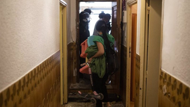 ep desahucio de una familia en la calle de sierra salvada a 14 de julio de 2021 en madrid espana