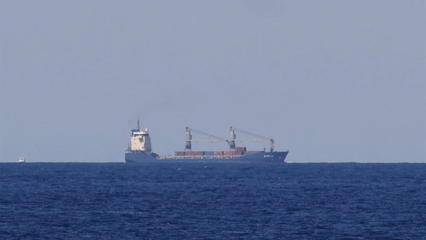 ep el buque borkum llegando al puerto de cartagena a 16 de mayo de 2024 en cartagena region de
