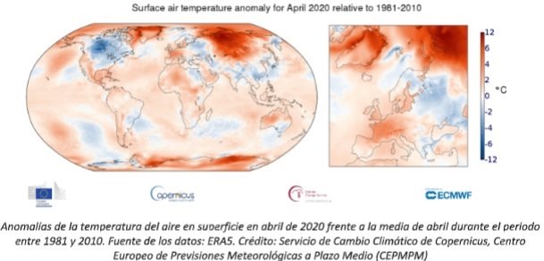 ep el mes de abril de 2020 ha sido igual de calido a nivel mundial que el de 2016 que hasta ahora ep el mes de abril de 2020 ha sido igual de calido a nivel mundial que el de 2016 que hasta ahora