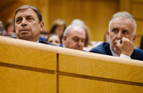 ep el ministro de agricultura luis planas i y el ministro de politica territorial y memoria