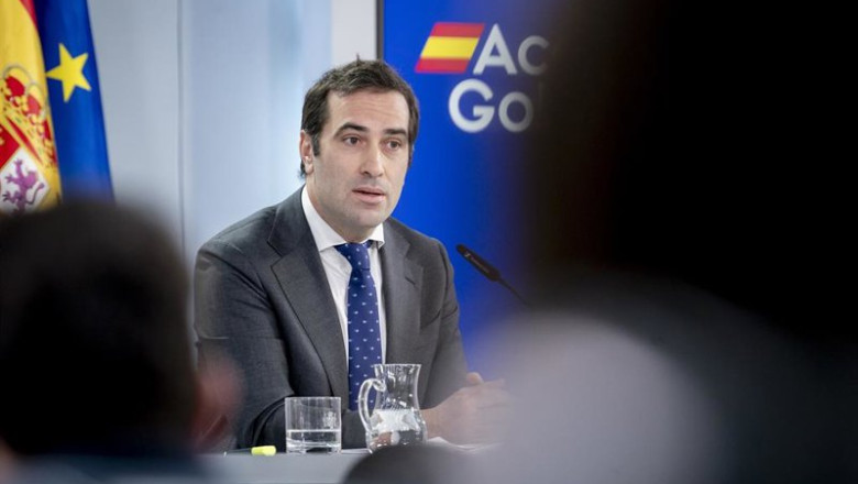 ep el ministro de economia comercio y empresa carlos cuerpo en el palacio de la moncloa a 9 de