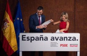 ep el presidente del gobierno en funciones pedro sanchez y la lider de sumar y vicepresidenta 20231024140303