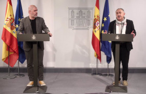ep el secretario general de ccoo unai sordo y el secretario general de ugt pepe alvarez comparecen