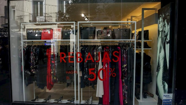 ep escaparate de una tienda de moda de madrid