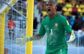 ep guardameta mao celebravictoriabrasilmundialfutbol playa