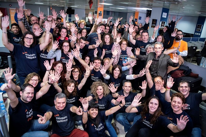 ep imagen de los voluntarios de fundacion telefonica