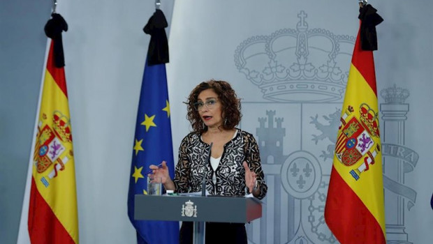 ep la ministra de hacienda y portavoz del gobierno maria jesus montero ofrece una rueda de prensa