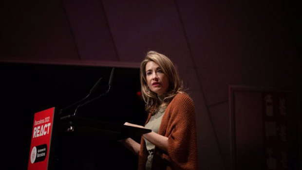 ep la ministra de transportes raquel sanchez interviene en la clausura de la segunda edicion de las