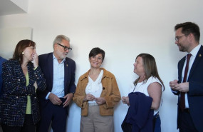ep la ministra de vivienda y agenda urbana isabel rodriguez y la consellera de territorio vivienda y