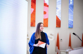 ep la portavoz de la gestora de ciudadanos melisa rodriguez en la sede del partido