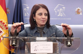 ep la portavoz del psoe en el congreso adriana lastra en rueda de prensa tras las reuniones del