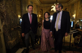 ep la presidenta de la comunidad de madrid isabel diaz ayuso a su llegada a un desayuno informativo