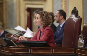 ep la reelegida presidenta del congreso de los diputados meritxell batet durante su intervencion en