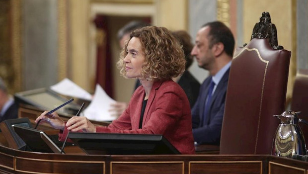 ep la reelegida presidenta del congreso de los diputados meritxell batet durante su intervencion en
