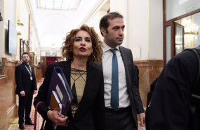 ep la vicepresidenta primera y ministra de hacienda maria jesus montero y el ministro de economia y