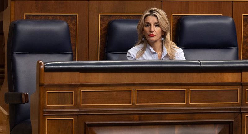 ep la vicepresidenta segunda y ministra de trabajo y economia social yolanda diaz durante una sesion 20231220175404 ep la vicepresidenta segunda y ministra de trabajo y economia social yolanda diaz durante una sesion 20231220175404