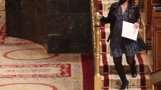 ep la vicesecretaria general del psoe adriana lastra acude a intervenir en el congreso