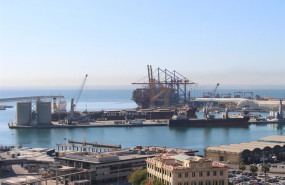 ep panoramica de la zona portuaria de malaga