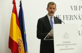 ep rey felipe preside vii edicionpremio jaime fernandezaraozfinanz