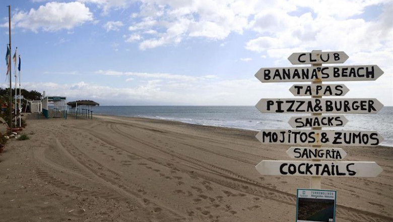 ep vistas del paseo maritimo de la carihuela en torremolinos donde chiringuitos y establecimientos ep vistas del paseo maritimo de la carihuela en torremolinos donde chiringuitos y establecimientos