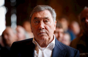 ep 29 may 2019 belgium brussels former belgian cyclist eddy merckx is pictured during a press
