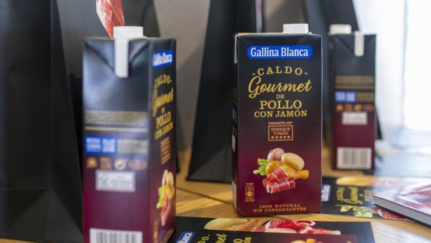 ep archivo   nuevo caldo gourmet de pollo con jamon de gallina blanca