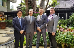 ep comite ejecutivo ishrs de izquierda a derecha tommy hwang corea del sur expresidente francisco