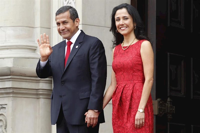 ep el expresidente peruano ollanta humala y su mujer nadine heredia
