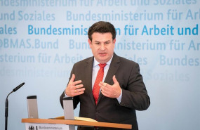 ep el ministro aleman de trabajo hubertus heil durante una rueda de prensa