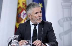 ep el ministro del interior en funciones fernando grande marlaska comparece ante los medios de