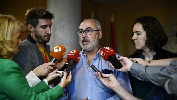ep el portavoz de equo en la asamblea de madrid alejandro sanchez atiende a los mediso de