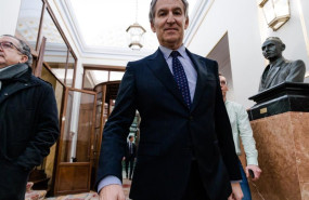 ep el presidente del pp alberto nunez feijoo a su llegada a una sesion plenaria en el congreso de