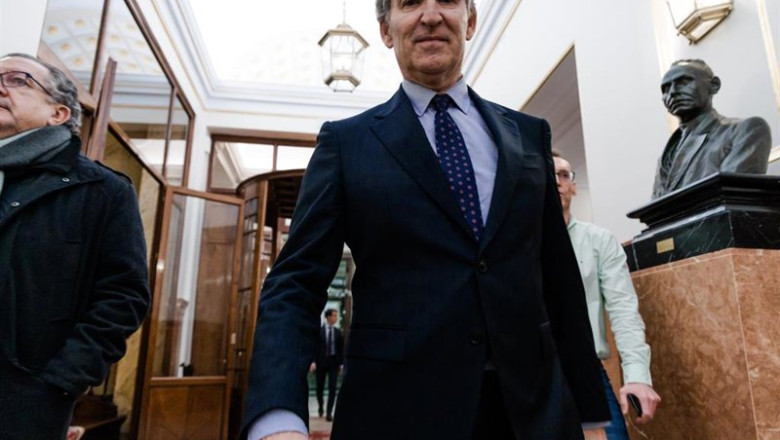 ep el presidente del pp alberto nunez feijoo a su llegada a una sesion plenaria en el congreso de ep el presidente del pp alberto nunez feijoo a su llegada a una sesion plenaria en el congreso de