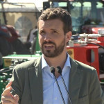 ep el presidente nacional del pp pablo casado en una intervencion ante los medios en la feria ep el presidente nacional del pp pablo casado en una intervencion ante los medios en la feria