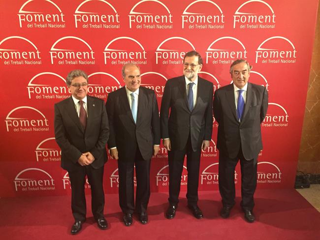 E.Millo, J.Gay de Montellà, M.Rajoy y J.Rosell | EUROPA PRESS ep emillo jgaymontell mrajoyjrosell