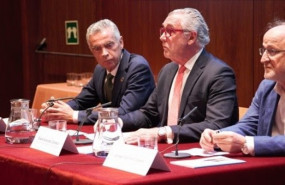 ep fernando garcia sanchez presidentela fundacion iberdrola espana evelio acevedo director gerentemuseo nacional thyssen-bornemisza y ismael carrillo cosano director generalatencionpersonasgrupo amas durantepresentacion de muse