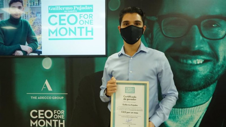 ep guillermo pujadas ganador de la iniciativa ceo por un mes del grupo adecco