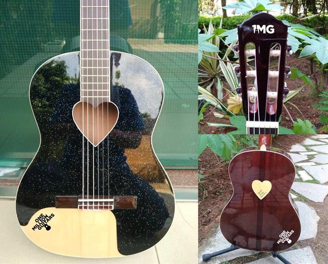 Guitarra española diseñada por el cantautor israelí David Broza | ONE MILLION GUITARS ep guitarra espanola disenadacantautor israeli david broza