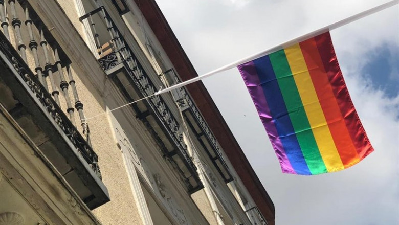 La bandera arcoiris en la celebración del Orgullo Gay en Madrid | MARTA FERNÁNDEZ/EUROPA PRESS - Archivo ep la bandera arcoirisla celebracionorgullo gaymadrid 20190711212405