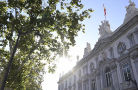 ep la fachada del tribunal supremo a 15 de octubre de 2021 en madrid espana