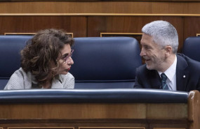 ep la ministra de hacienda y funcion publica maria jesus montero conversa con el ministro del ep la ministra de hacienda y funcion publica maria jesus montero conversa con el ministro del