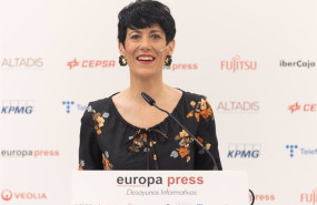 ep la ministra de inclusion seguridad social y migraciones elma saiz interviene el desayuno