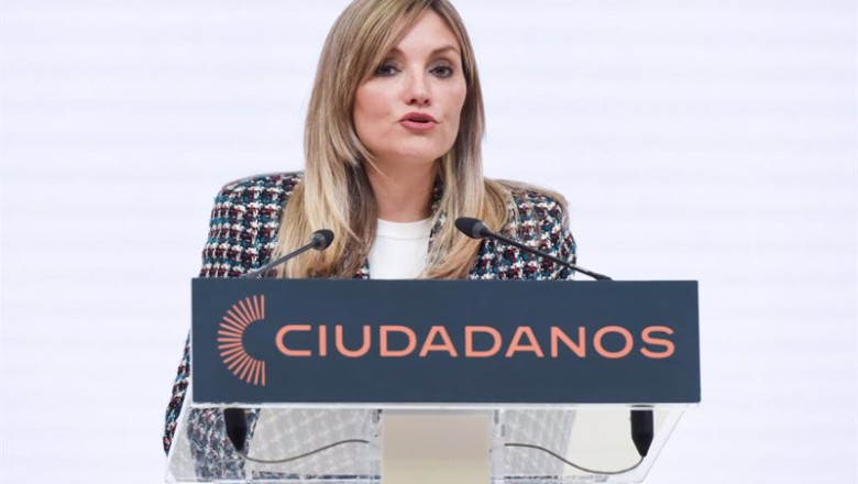 ep la portavoz politica de cs patricia guasp ofrece una rueda de prensa tras la primera reunion del ep la portavoz politica de cs patricia guasp ofrece una rueda de prensa tras la primera reunion del