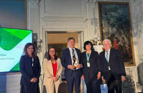 ep la secretaria de estado de turismo rosario sanchez y el ceo de grupo hotusa amancio lopez durante